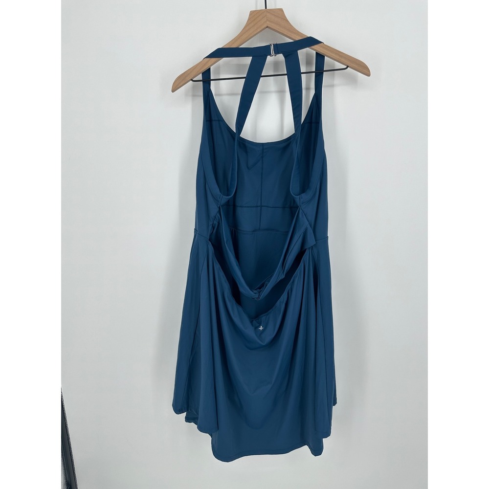 Halara Dress Women 3X Blue Open Back Built In Shorts Activewear Athleisure - Picture 5 of 9